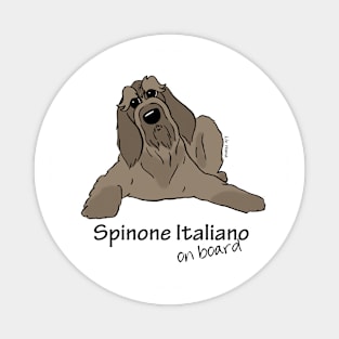 Spinone Italiano on board Magnet